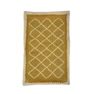 Pottery Barn Woven Pillow Cover 16 x 26 Rectangle Moroccan Boho Coastal Gold